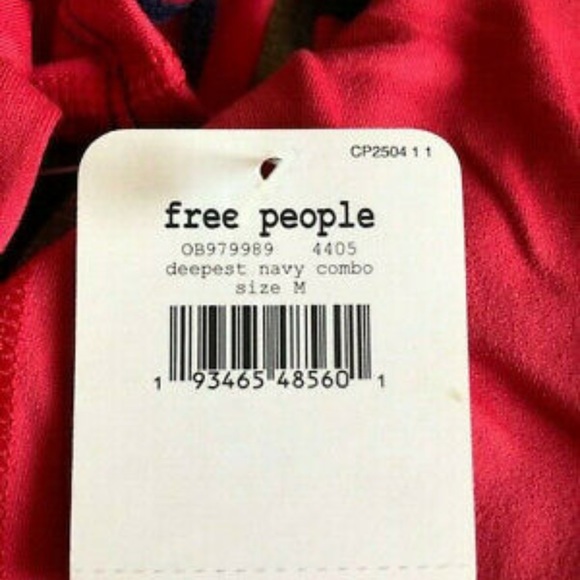 Free People Movement Colorblock 2Pc Set Red/Navy Combo - Picture 10 of 15